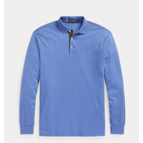 Polo Other - Polo largo Blue Mens